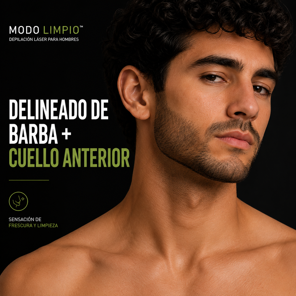 DELINEADO DE BARBA + CUELLO ANTERIOR