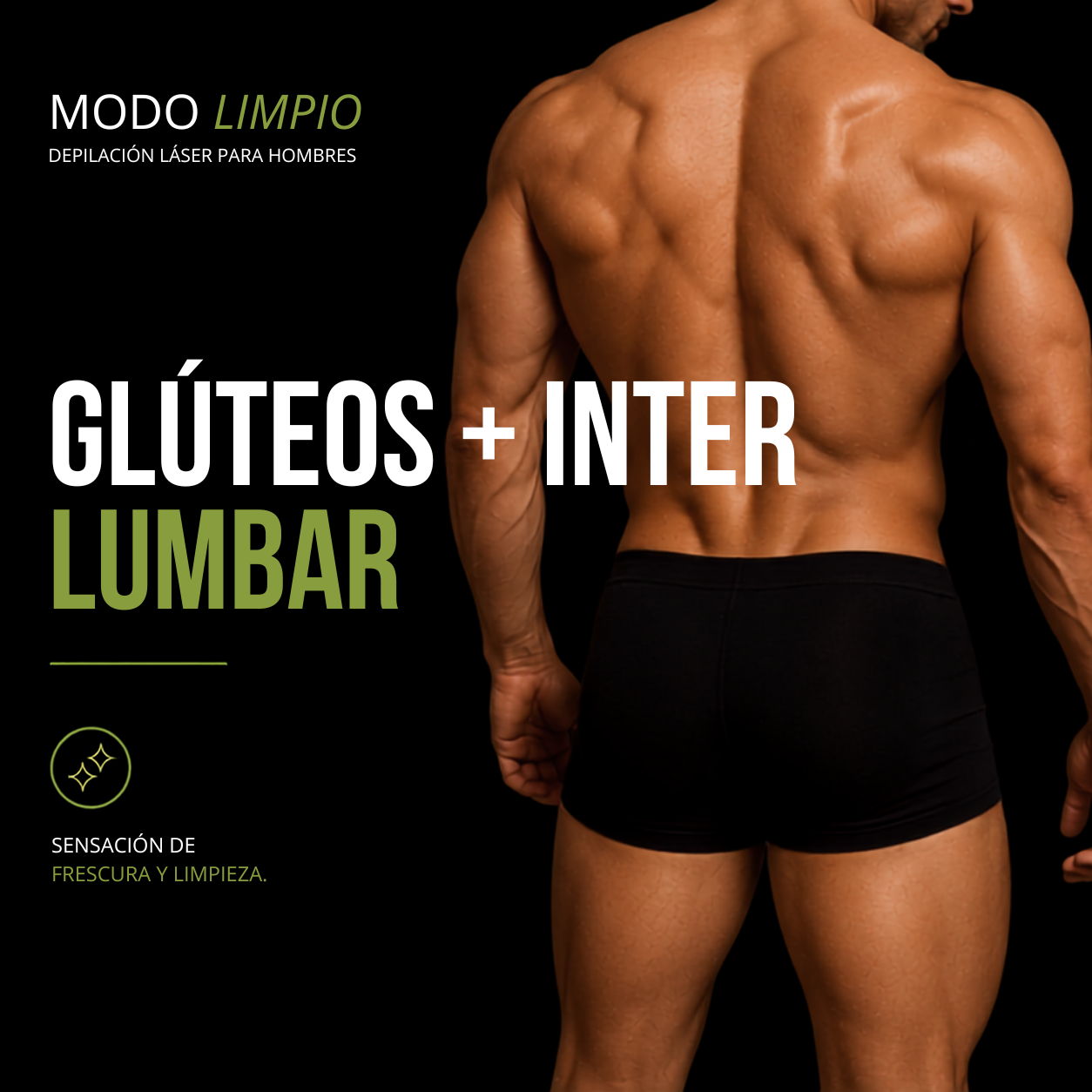 GLUTEOS + INTERGLUTEO + ZONA LUMBAR