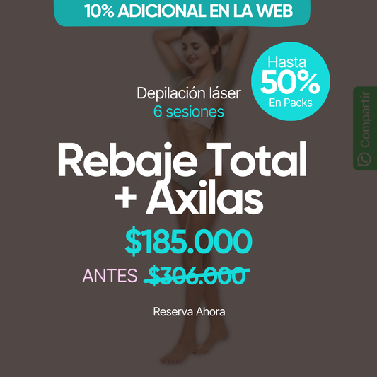 REBAJE TOTAL + AXILAS