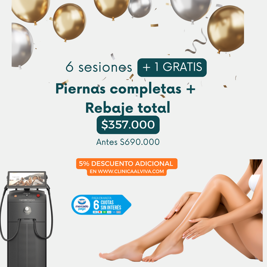 PIERNAS COMPLETAS + REBAJE TOTAL
