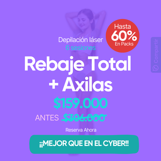 REBAJE TOTAL + AXILAS