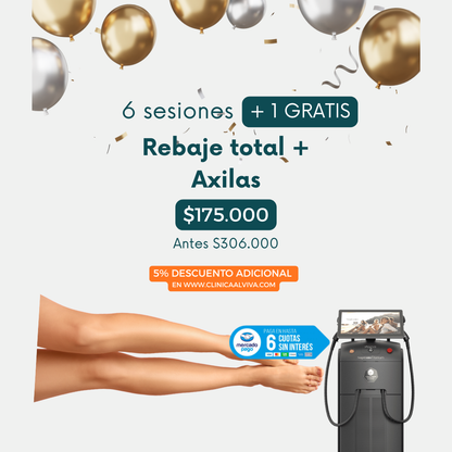 REBAJE TOTAL + AXILAS