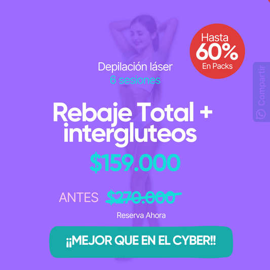 REBAJE TOTAL + INTERGLUTEOS
