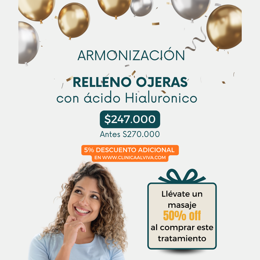 RELLENO DE OJERAS HUNDIDAS CON ACIDO HIALURONICO