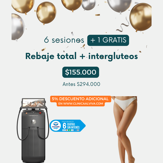 REBAJE TOTAL + INTERGLUTEOS