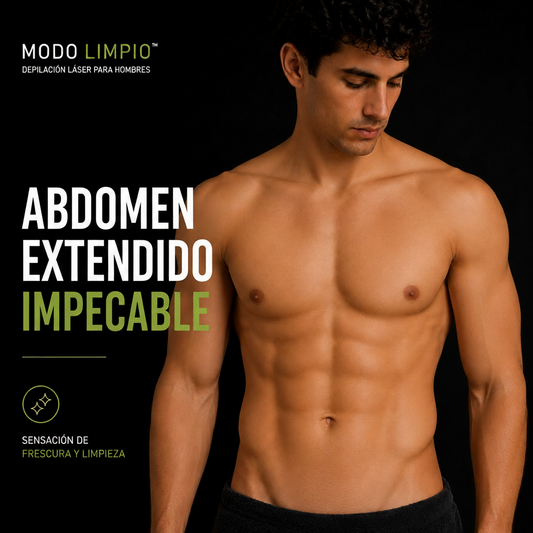 Torso Anterior + Hombros Hombre – Depilación Láser Soprano Titanium | Clínica Alviva