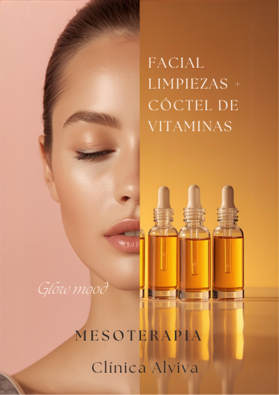LIMPIEZA FACIAL GLASS SKIN + MESOTERAPIA (VITAMINAS)