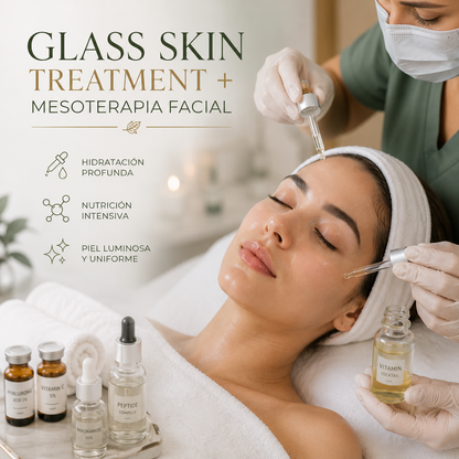 Glass Skin Treatment + Mesoterapia Facial – Limpieza Facial Profunda | Clínica Alviva