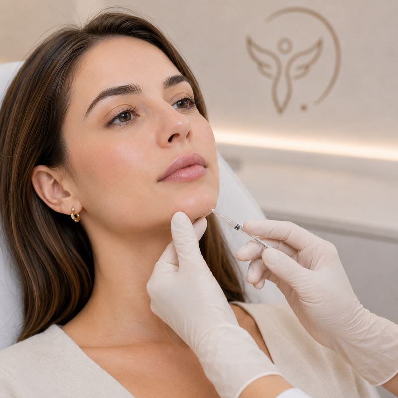Relleno de Mentón con Ácido Hialurónico – Armonización Facial Sin Cirugía